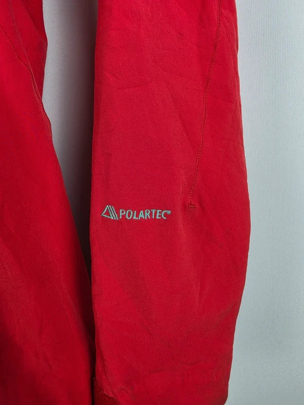 Patagonia Red Polartec Fleece-Lined Hooded Jacket – Women’s XS