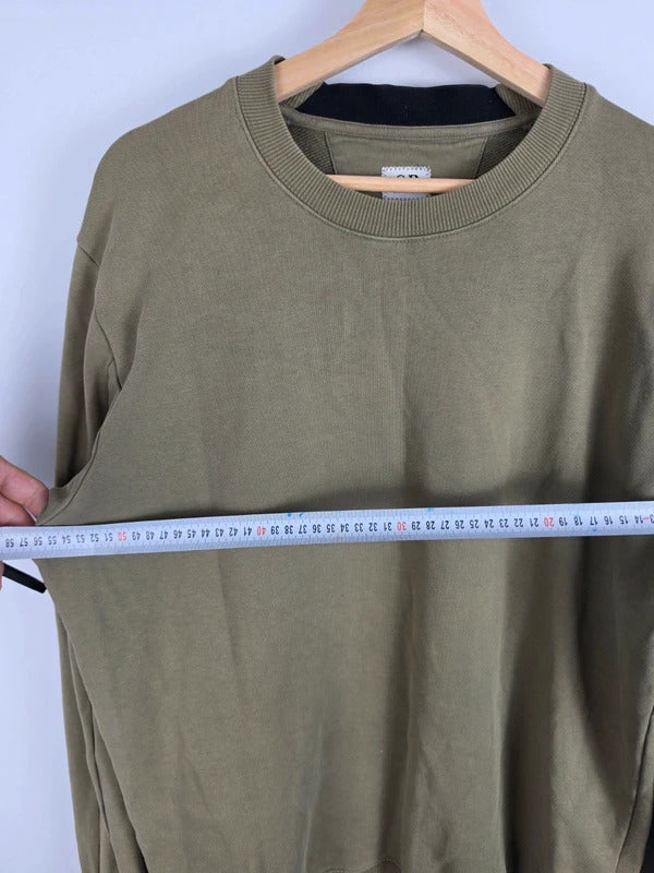 C.P. Company Khaki Lens Sleeve Crew Neck Sweatshirt – Size L