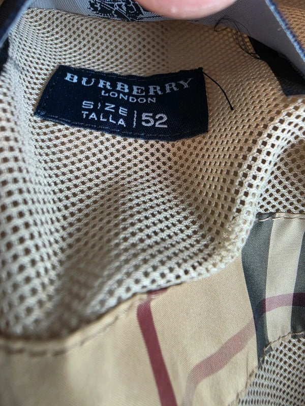 Burberry London Field Jacket Beige Tan Size 52 Large
