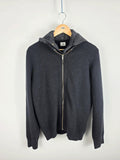 Vintage C.P. Company AW08 Alpaca Blend Full-Zip Knit Jacket, Dark Navy – Size 50 (L)
