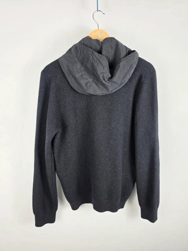 Vintage C.P. Company AW08 Alpaca Blend Full-Zip Knit Jacket, Dark Navy – Size 50 (L)