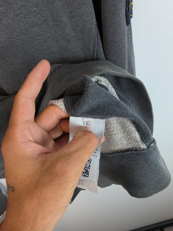 Stone Island Grey Crewneck Sweatshirt - Size L