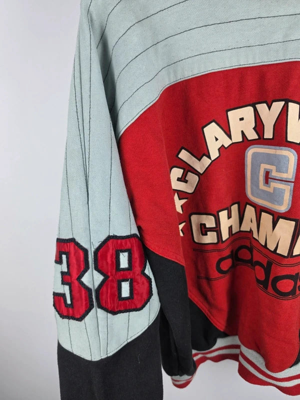 Vintage 80s Adidas Take Off Claryville Champs Basketball Sweatshirt – Size M