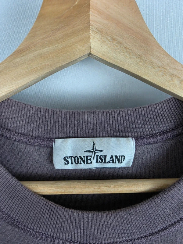 Stone Island Dusty Mauve Crew Neck Sweatshirt – Size S
