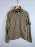 Stone Island SS2007 Heavy Cotton Fleece Jacket Olive Green Size M