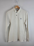 Stone Island Long Sleeve Polo Shirt Off White - Size S ART 66152CC15