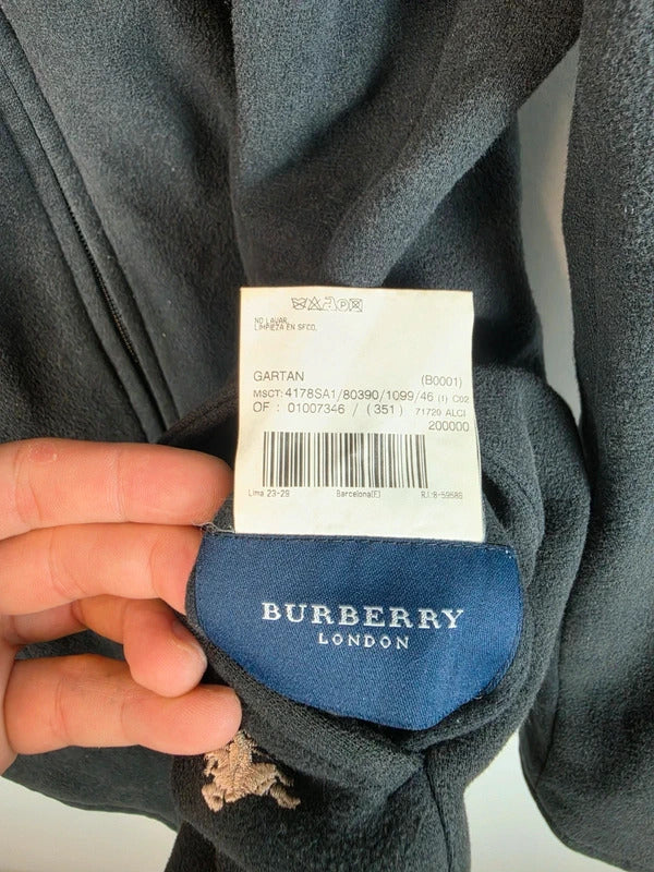 Burberry Reversible Hooded Jacket Nova Check Black Size 46 Medium