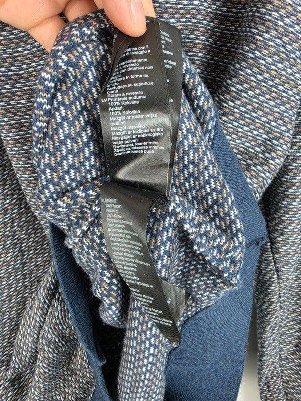 Barbour Jacquard 1/4 Zip Knit Jumper – Size L