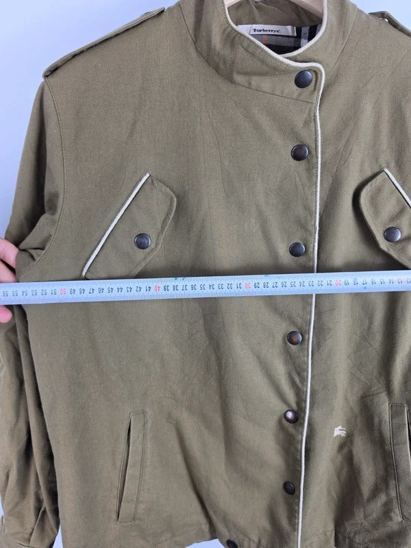 Vintage Burberrys Olive Military Field Jacket – Size M