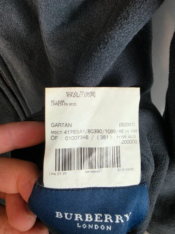 Burberry Reversible Hooded Jacket Nova Check Black Size 46 Medium