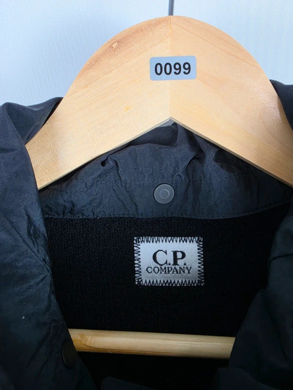 Vintage C.P. Company AW08 Alpaca Blend Full-Zip Knit Jacket, Dark Navy – Size 50 (L)