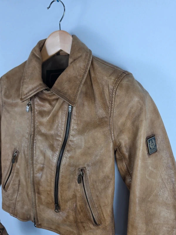 Belstaff The Aviator Leather Biker Jacket – IT 42 / UK 10, Museum Edition