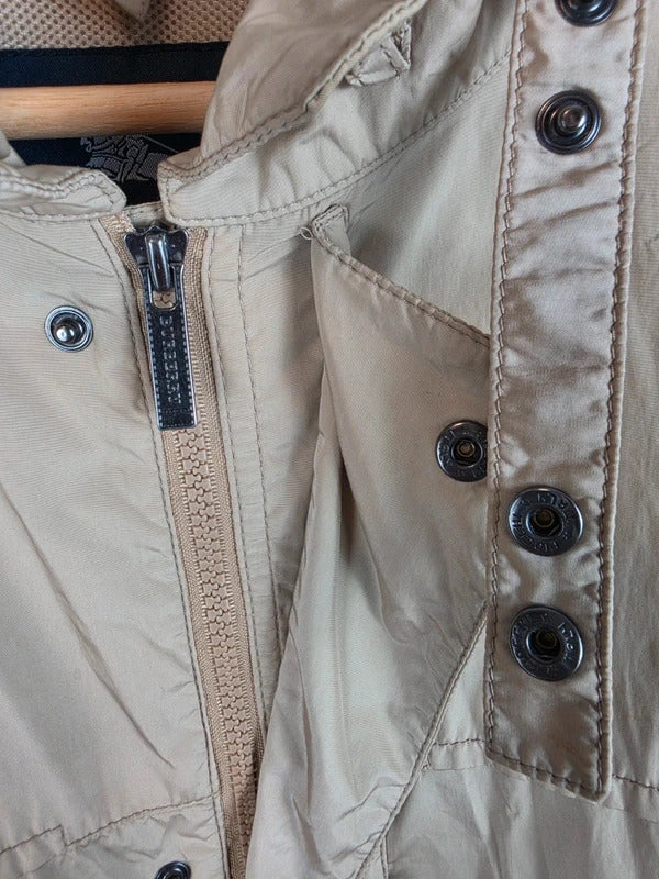 Burberry London Field Jacket Beige Tan Size 52 Large