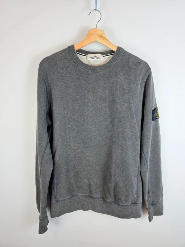 Stone Island Grey Crewneck Sweatshirt - Size L