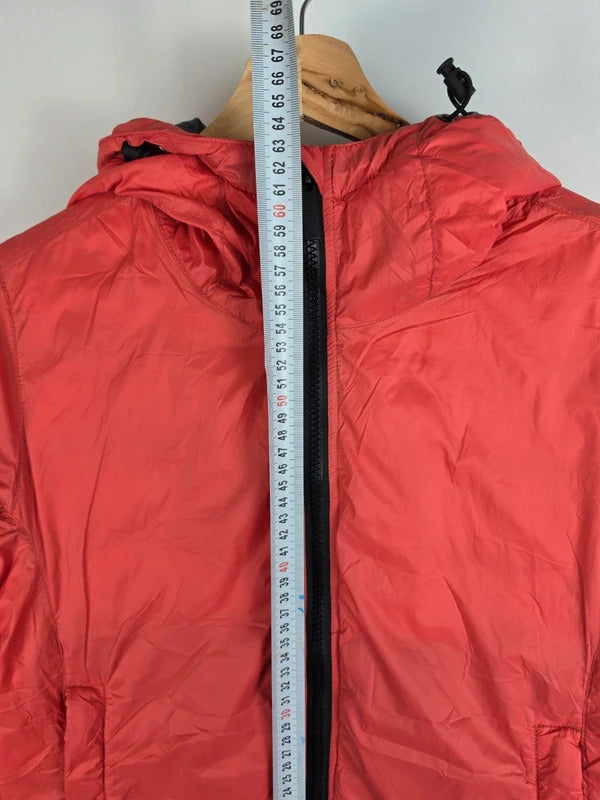 Canada Goose Women's Down Bomber Jacket Red Size M Hooded