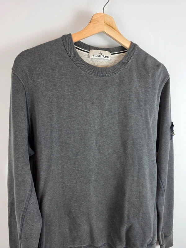 Stone Island Grey Crewneck Sweatshirt - Size L
