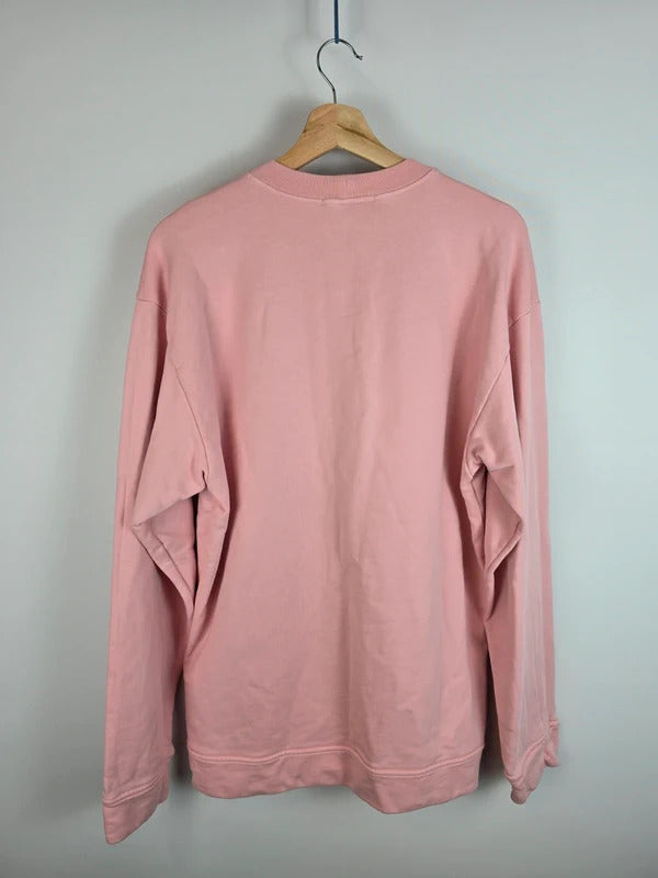 Stone Island Embroidered Compass Logo Sweatshirt Pink - Size L