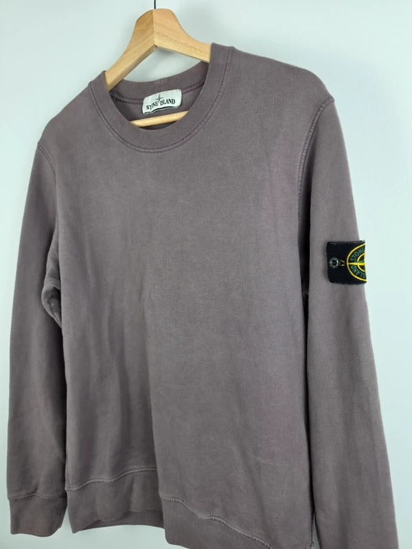 Stone Island Dusty Mauve Crew Neck Sweatshirt – Size S