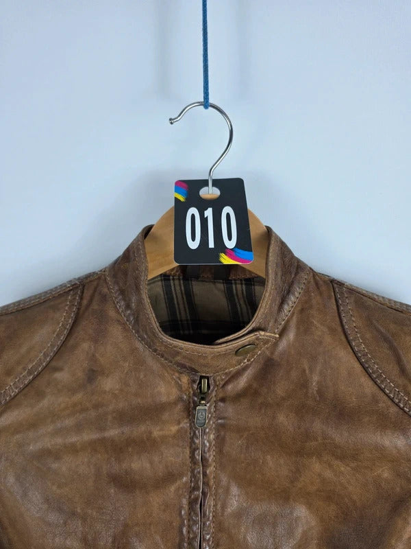 Belstaff Naima Brown Leather Jacket – Size IT 40