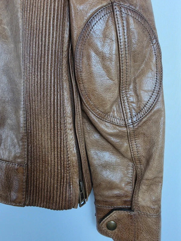 Belstaff Gangster 1969 Waxed Leather Jacket – UK 4 / IT 36