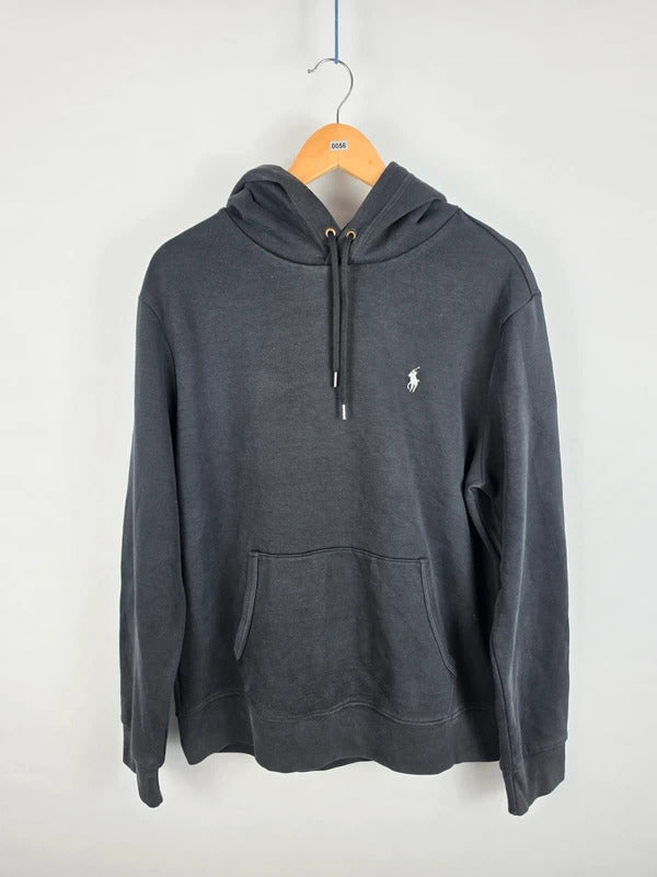 Polo Ralph Lauren Mens Black Hoodie – Size Medium