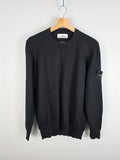 Stone Island Black Wool Blend Crew Neck Knit Jumper – Size XL