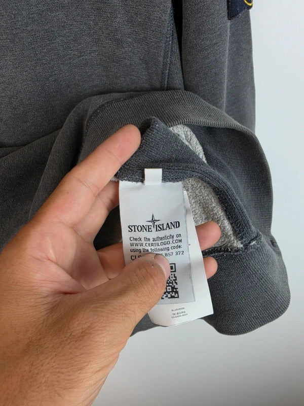 Stone Island Grey Crewneck Sweatshirt - Size L