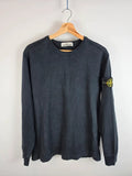 Stone Island Badge Crewneck Long Sleeve Black S Art 751564450