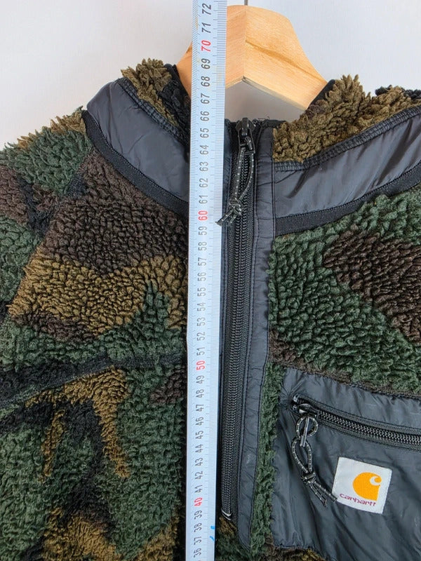 Carhartt WIP Prentis Pullover Fleece Jacket Camo Laurel - Size S