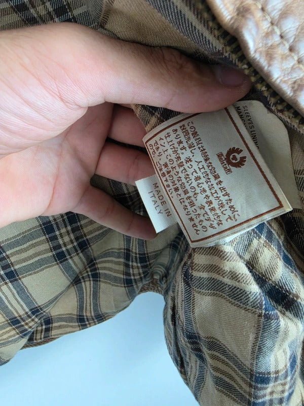 Belstaff Naima Brown Leather Jacket – Size IT 40
