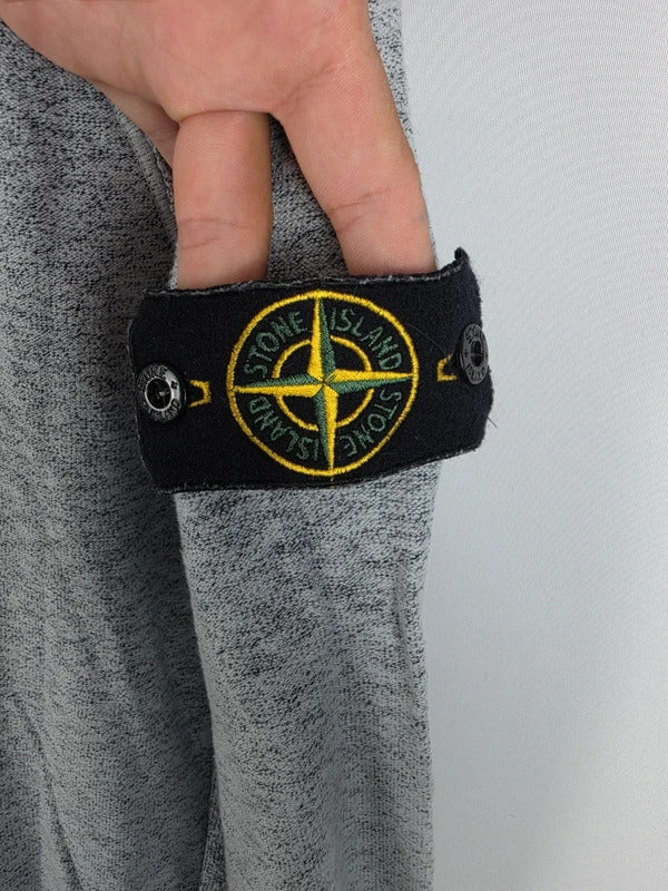 Stone Island Grey Marl Lightweight Knit Jumper Sweater Large SS18