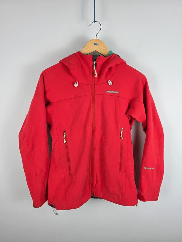 Patagonia Red Polartec Fleece-Lined Hooded Jacket – Women’s XS
