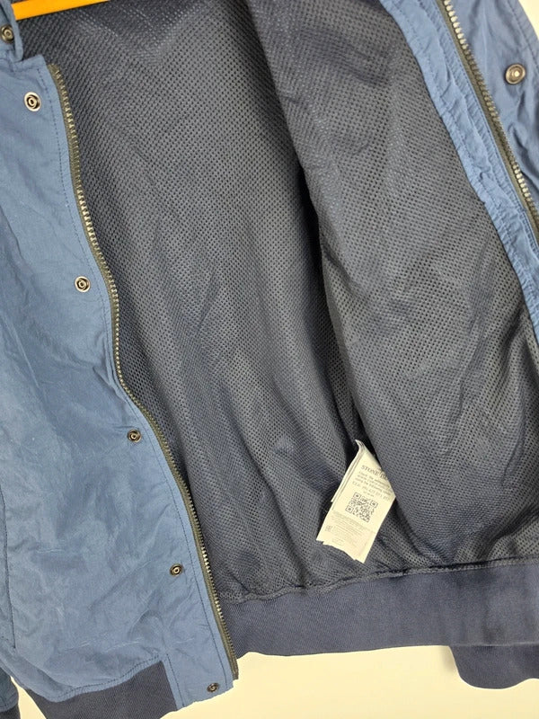 Stone Island Junior Navy Nylon Hooded Bomber Jacket – Age 14 / XS Adult
