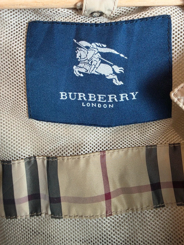 Burberry London Field Jacket Beige Tan Size 52 Large