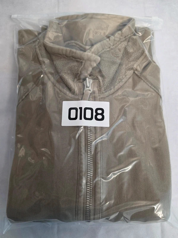 Stone Island SS2007 Heavy Cotton Fleece Jacket Olive Green Size M