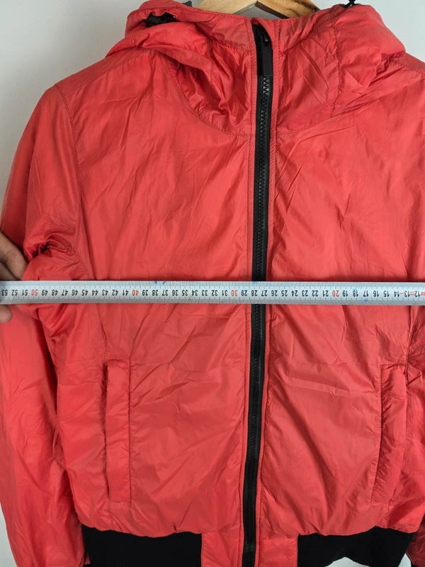 Canada Goose Women's Down Bomber Jacket Red Size M Hooded