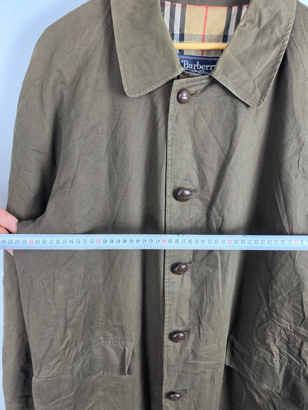 Burberrys Olive Quilted Lined Field Jacket – Size XL