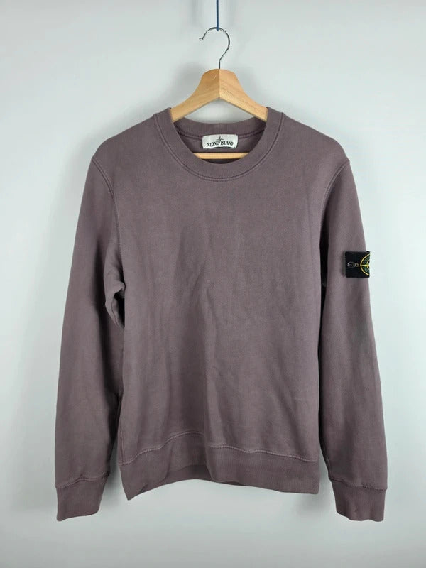 Stone Island Dusty Mauve Crew Neck Sweatshirt – Size S