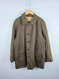 Burberrys Olive Quilted Lined Field Jacket – Size XL