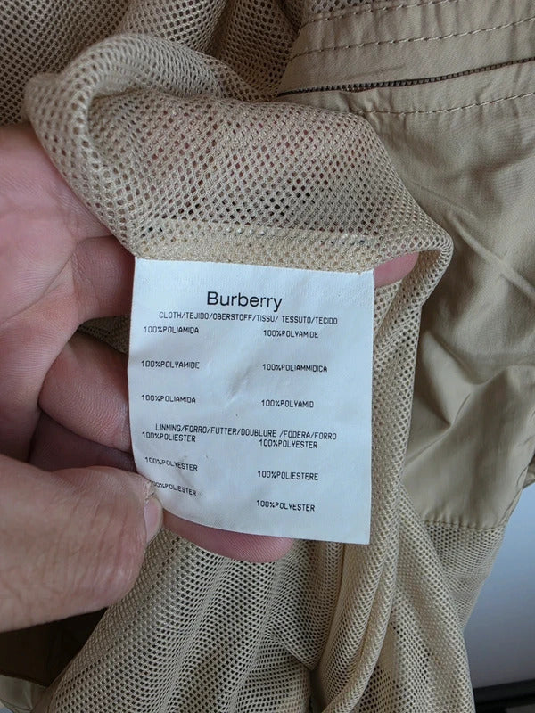 Burberry London Field Jacket Beige Tan Size 52 Large