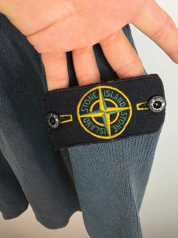 Vintage Stone Island Knit Jumper Blue - Size L (ART 26155C63)