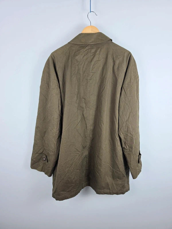 Burberrys Olive Quilted Lined Field Jacket – Size XL