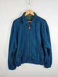 Yves Saint Laurent Pour Homme Navy Wool Blend Fleece Jacket – Size M