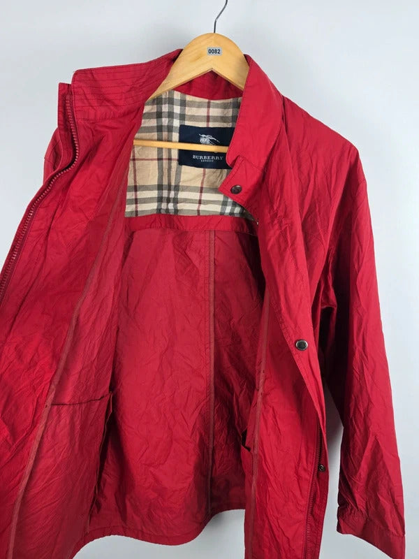 Burberry London Red Harrington Jacket – Size 52 XL