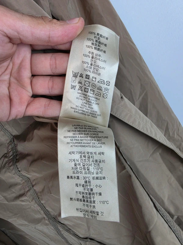 Burberry Brit Beige Hooded Trench Coat Nova Check Lining - UK 8
