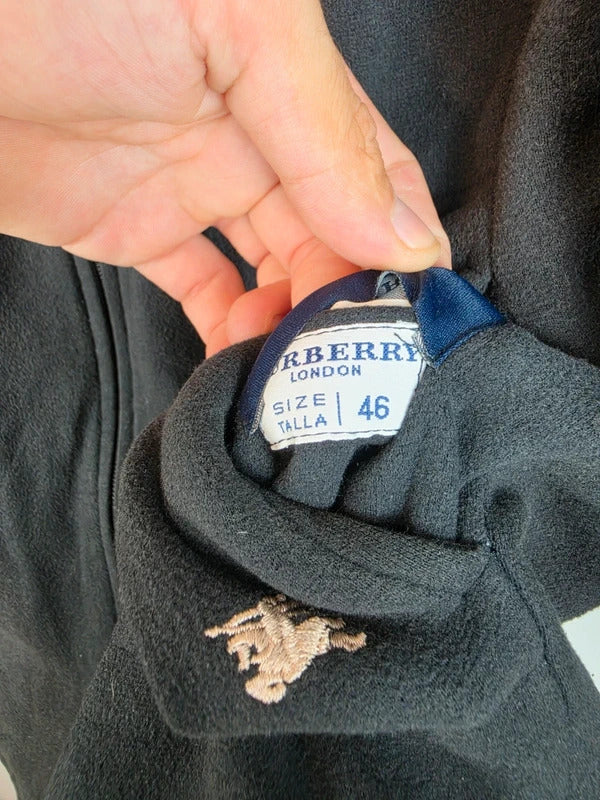 Burberry Reversible Hooded Jacket Nova Check Black Size 46 Medium