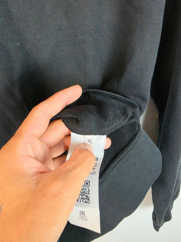 Stone Island Garment Dyed Black Jumper Sweatshirt - Mens XL