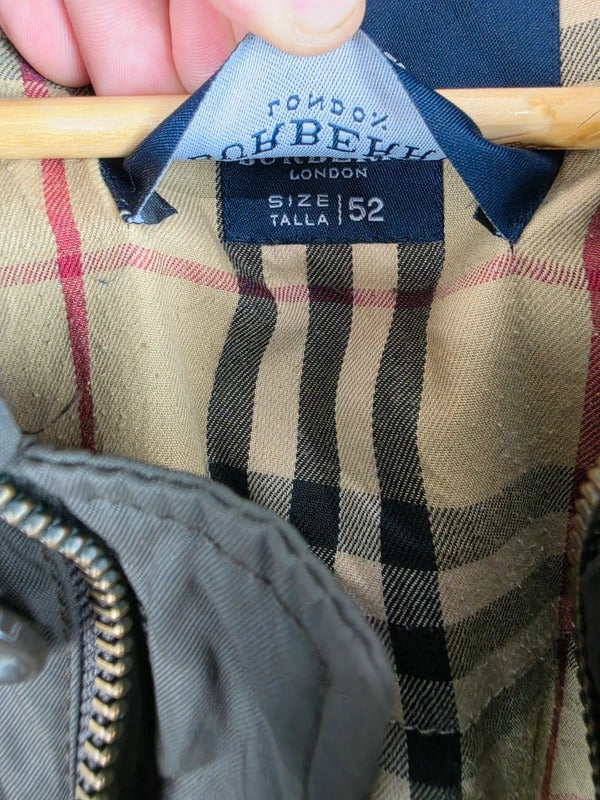 Burberry London Dark Brown Field Jacket – Size 52 / XL