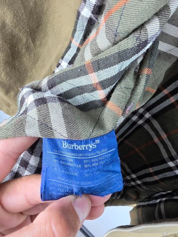 Vintage Burberrys Olive Military Field Jacket – Size M