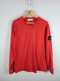 Stone Island Red Long Sleeve Crew Neck Jumper – Size M
